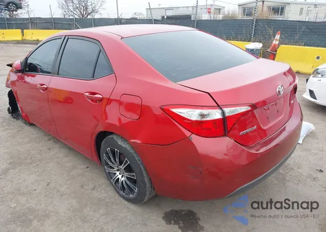 2016 Toyota Corolla Le z USA, uszkodzony, nr VIN 2T1BURHEXGC585574